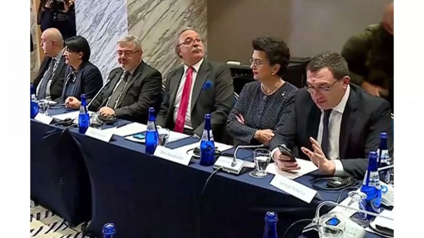 ოპოზიციის ლიდერების შეხვედრა ლეიბორისტული პარტიის ოფისში