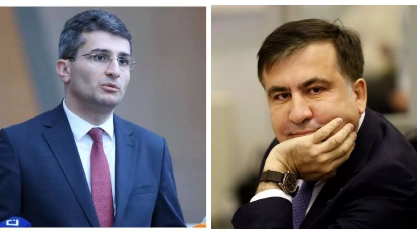 პარლამენტის თავმჯდომარის მოადგილე მამუკა მდინარაძე, საქართველოს ექსპრეზიდენტი მიხეილ სააკაშვილი