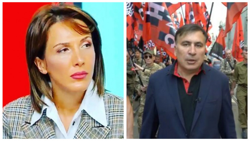 საჯარო მმართველობის დოქტორი თამთა მეგრელიშვილი, ექსპრეზიდენტი მიხეილ სააკაშვილი Pia.ge