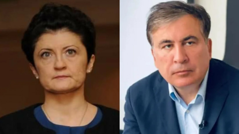 თეა წულუკიანი და მიხეილ სააკაშვილი