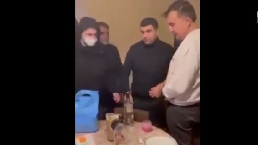 მიხეილ სააკაშვილის დაკავების კადრები ვრცელდება