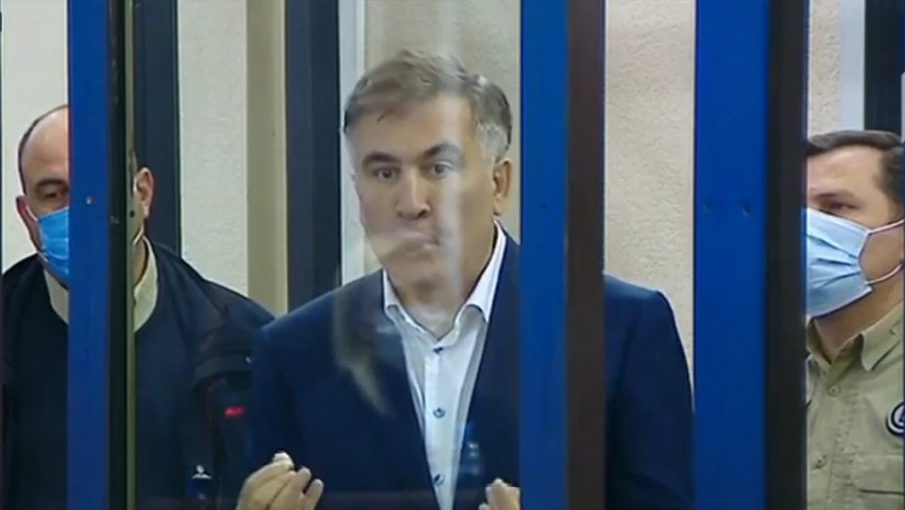 მესამე პრეზიდენტი მიხეილ სააკაშვილი სასამართლო პროცესზე