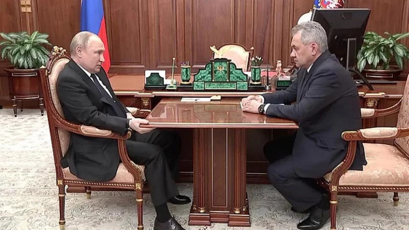 ვლადიმერ პუტინი და სერგეი შოიგუ