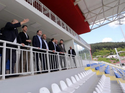 პრემიერ-მინისტრი ირაკლი ღარიბაშვილი ხაშურში ფეხბურთის სტადიონზე 
