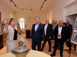 პრემიერ-მინისტრი ირაკლი ღარიბაშვილი დიმიტრი ყიფიანის სახლ-მუზეუმში