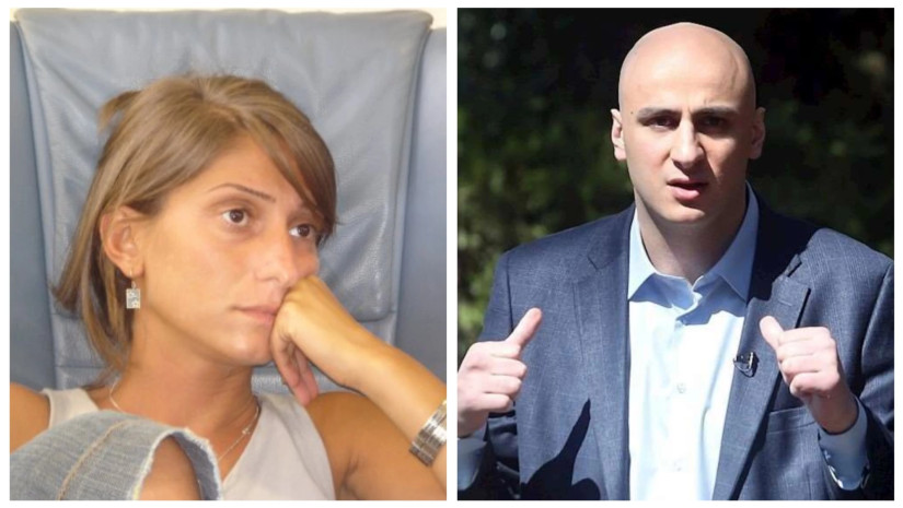 თავდაცვის ყოფილი მინისტრის დავით კეზერაშვილის მეუღლე სოფია ჩიქოვანი, „ენმ-ის“ თავმჯდომარე ნიკა მელია