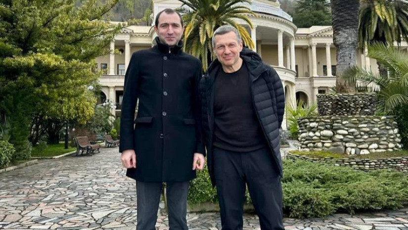 ვლადიმერ სოლოვიოვი გაგრაში