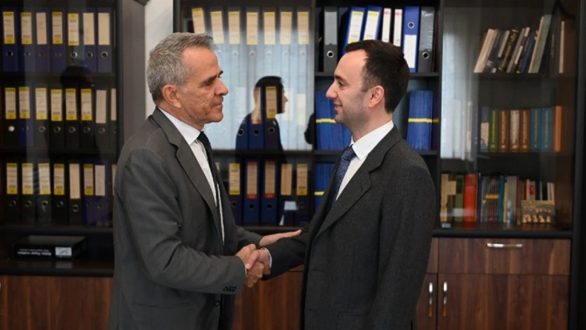 ლევან მახაშვილი ბულგარეთის რესპუბლიკის ელჩს შეხვდა